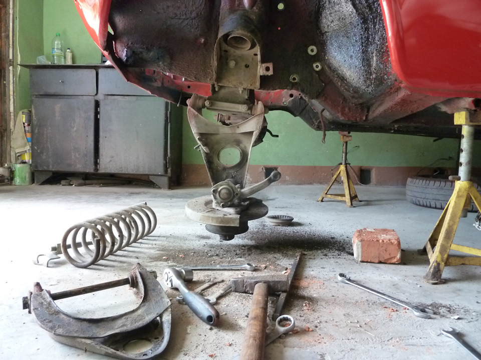 Как снять верхние и нижние сайленблоки на рычагах Ваз классика Жигули ...