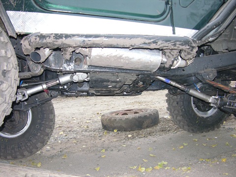 Double driveshaft in action - Toyota Land Cruiser 34L 1983