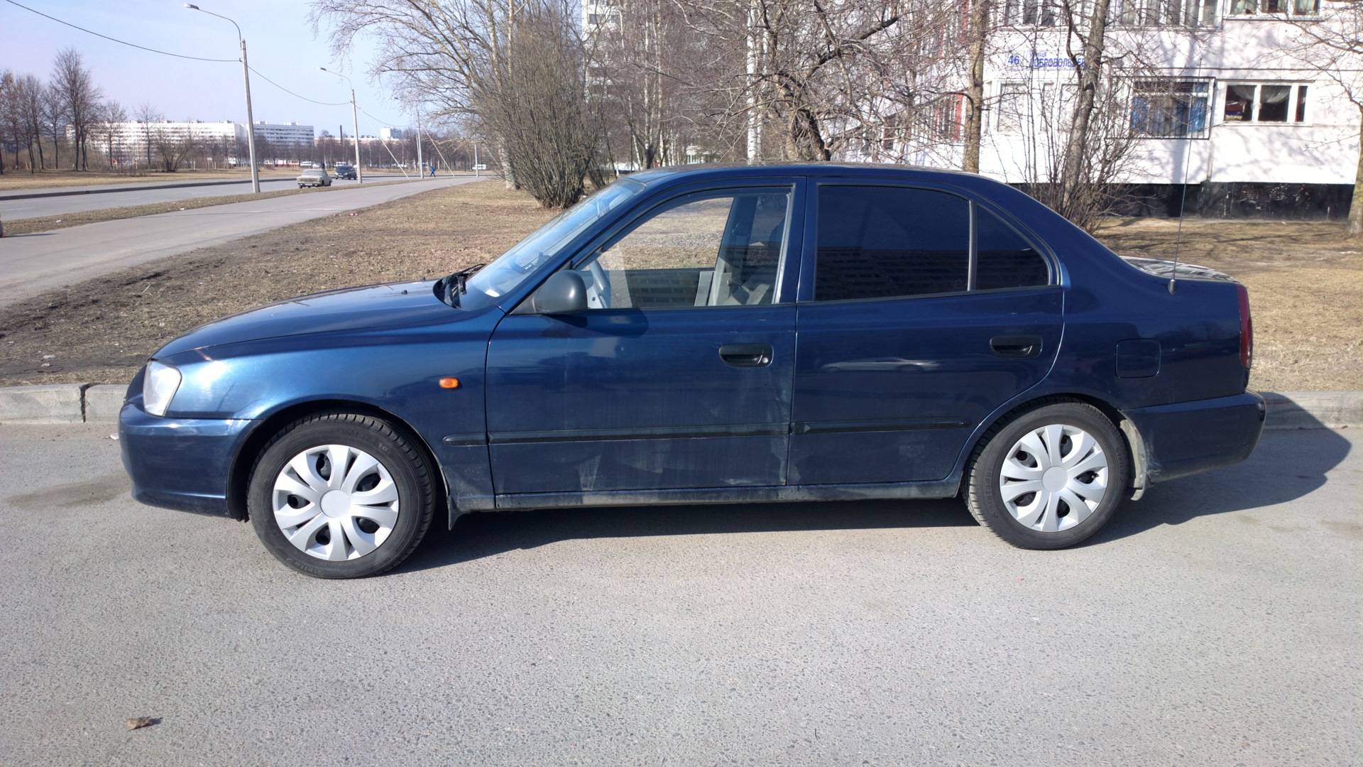 Переобулся на лето. — Hyundai Accent (2G), 1,5 л, 2009 года | шины | DRIVE2
