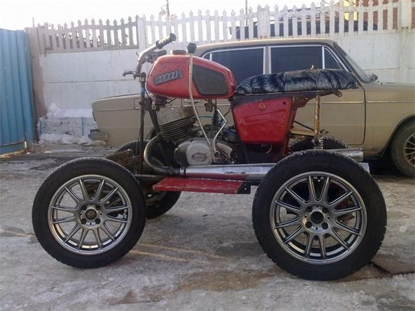 Самодельный квадроцикл из мотоцикла ИЖ — DRIVE2