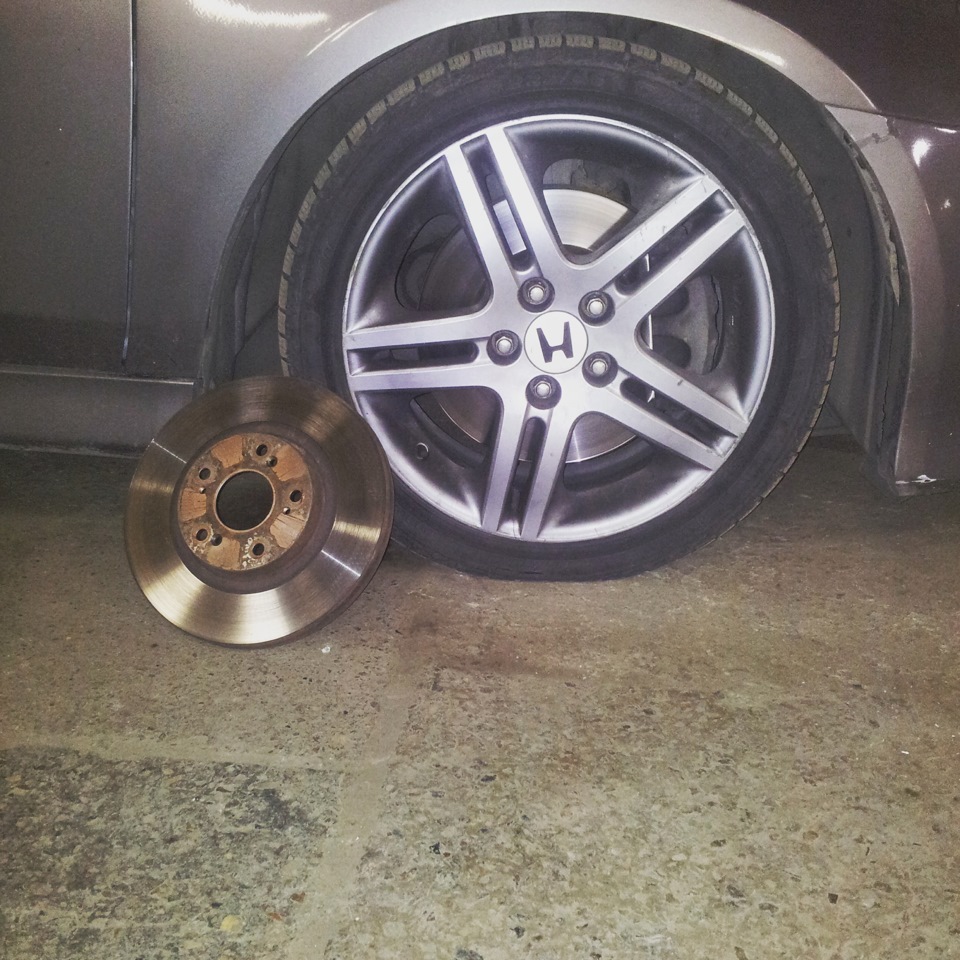 Переделка тормозов Honda Acord 7 — DRIVE2