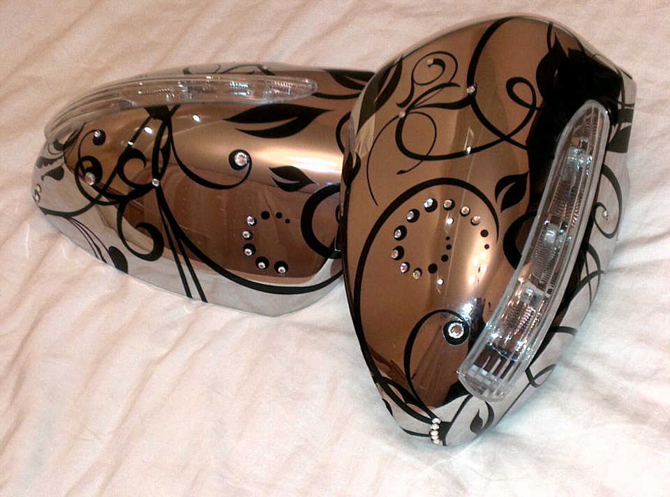 * Хромированные накладки на зеркала.* — Chevrolet Cruze (1G), 1,6 л ...