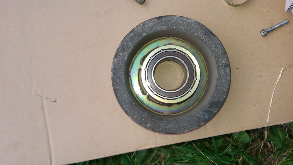 Замена радиатора, снятие шкива компрессора кондиционера. — Audi 100 (C4 ...