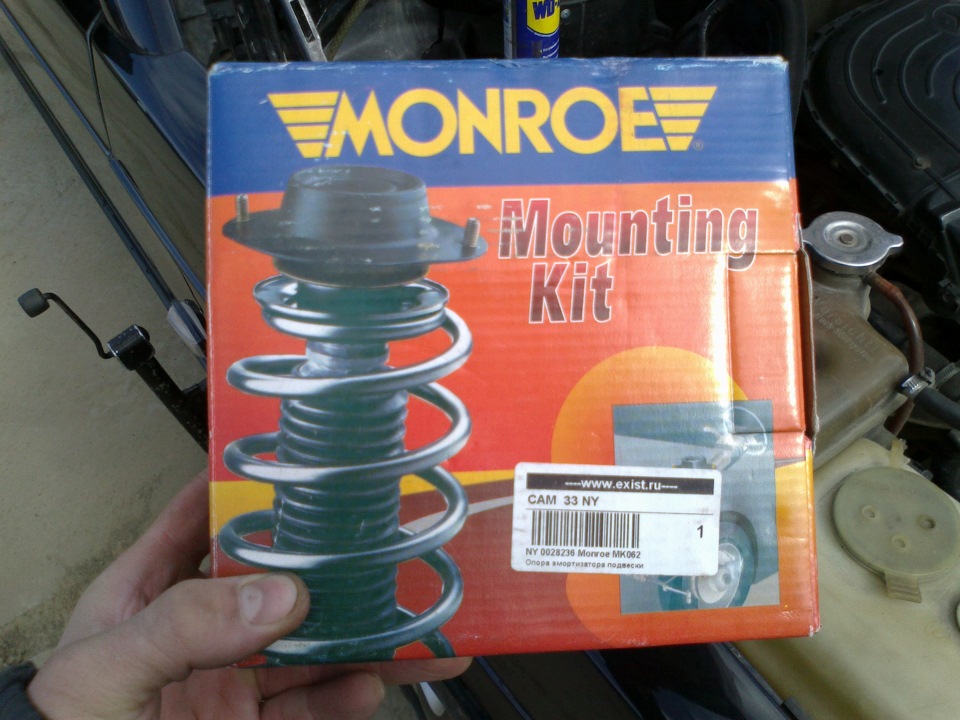 Замена опор передних амортизаторов — Mercedes-Benz 190 (W201), 2 л ...