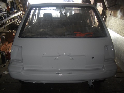 finally repainting - Toyota Starlet 13 liter 1988