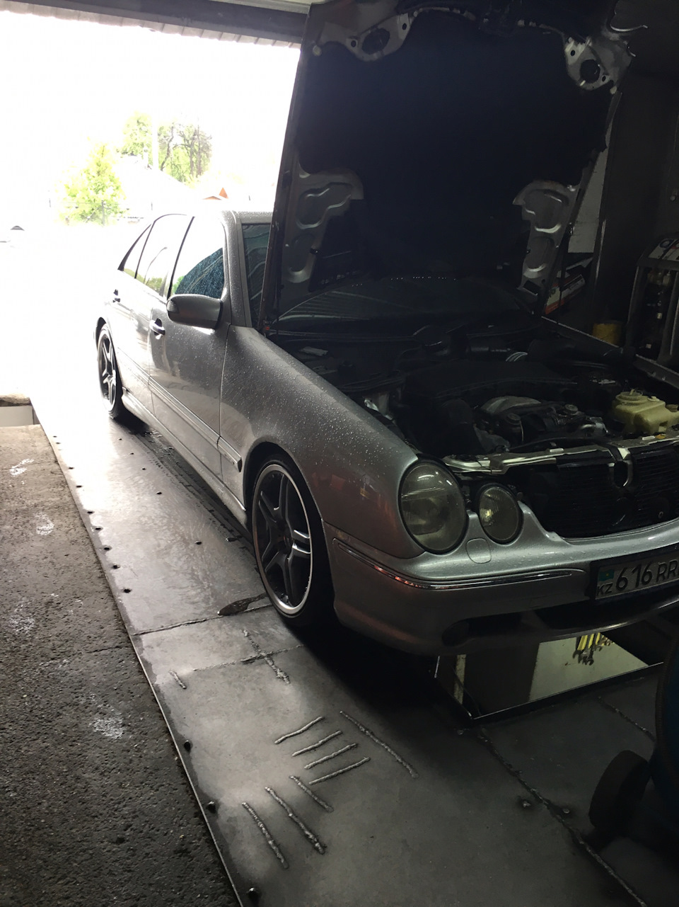 Замена масла в АКПП и гуре — Mercedes-Benz E 55 AMG (W210), 5,5 л, 2002 ...