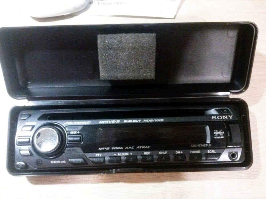 ГУ SONY "CDX-GT427UE" — Lada 21070, 1,5 л, 2004 года | автозвук | DRIVE2