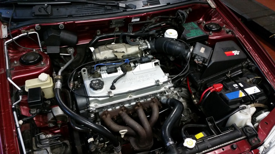 Сборка двигателя часть 2 — Mitsubishi Carisma, 1,8 л, 1996 года ...