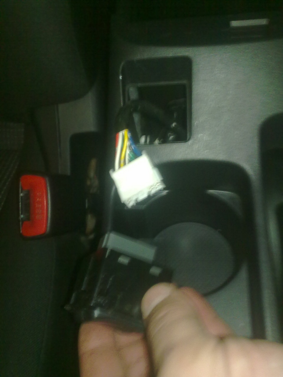 Немного колхоза (оклейка панели кпп карбоном) — Mitsubishi Lancer X, 1 ...