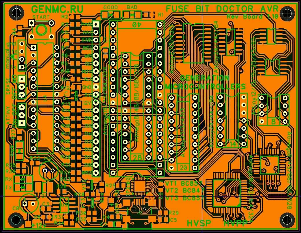 Фьюзбит доктор исправляем avr схема платы