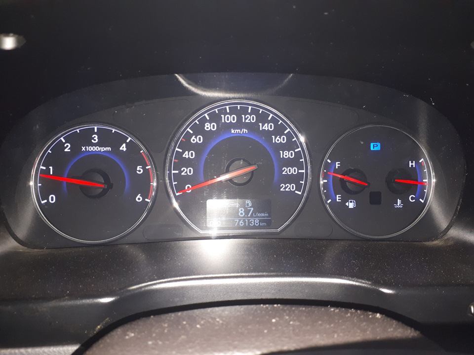 заметка пробега — Hyundai Santa Fe (2G)
