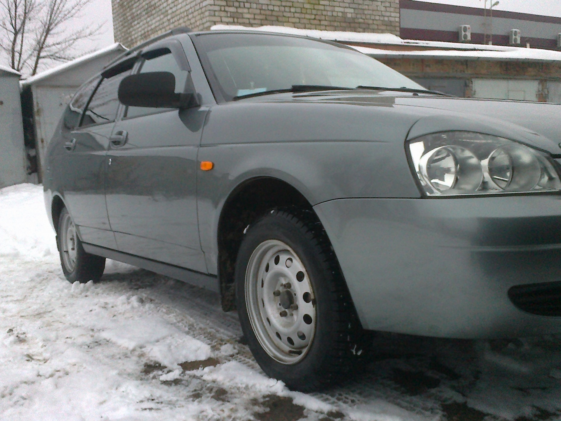 Пришла зима и вот я на штампах! — Lada Приора универсал, 1,6 л, 2010 ...