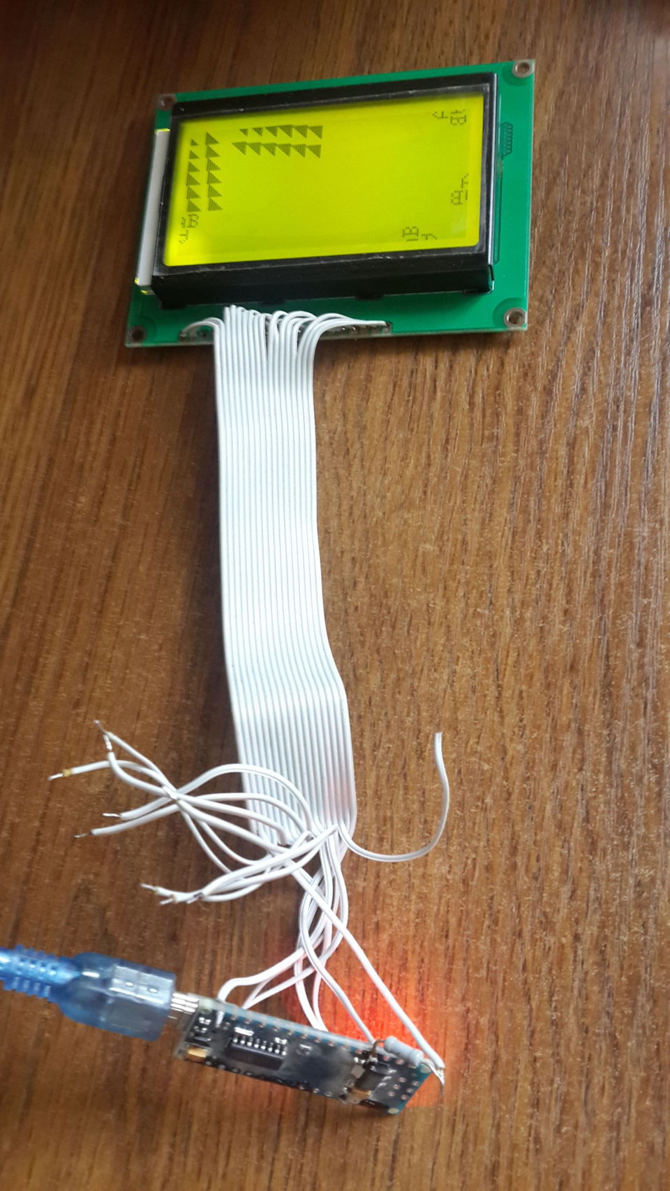 Жидкокристаллический монохромный дисплей QC12864B(LCD12864 на ST7920) в ...