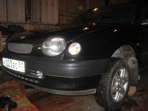 bumper replacement - Toyota Corolla 13 L 1998