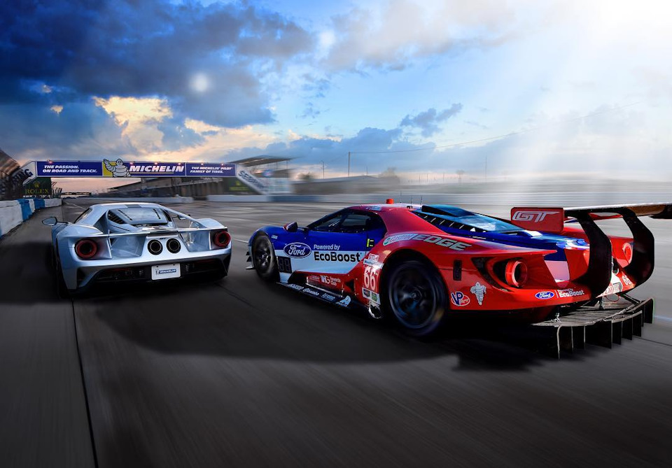 Ford gt Race car 2017