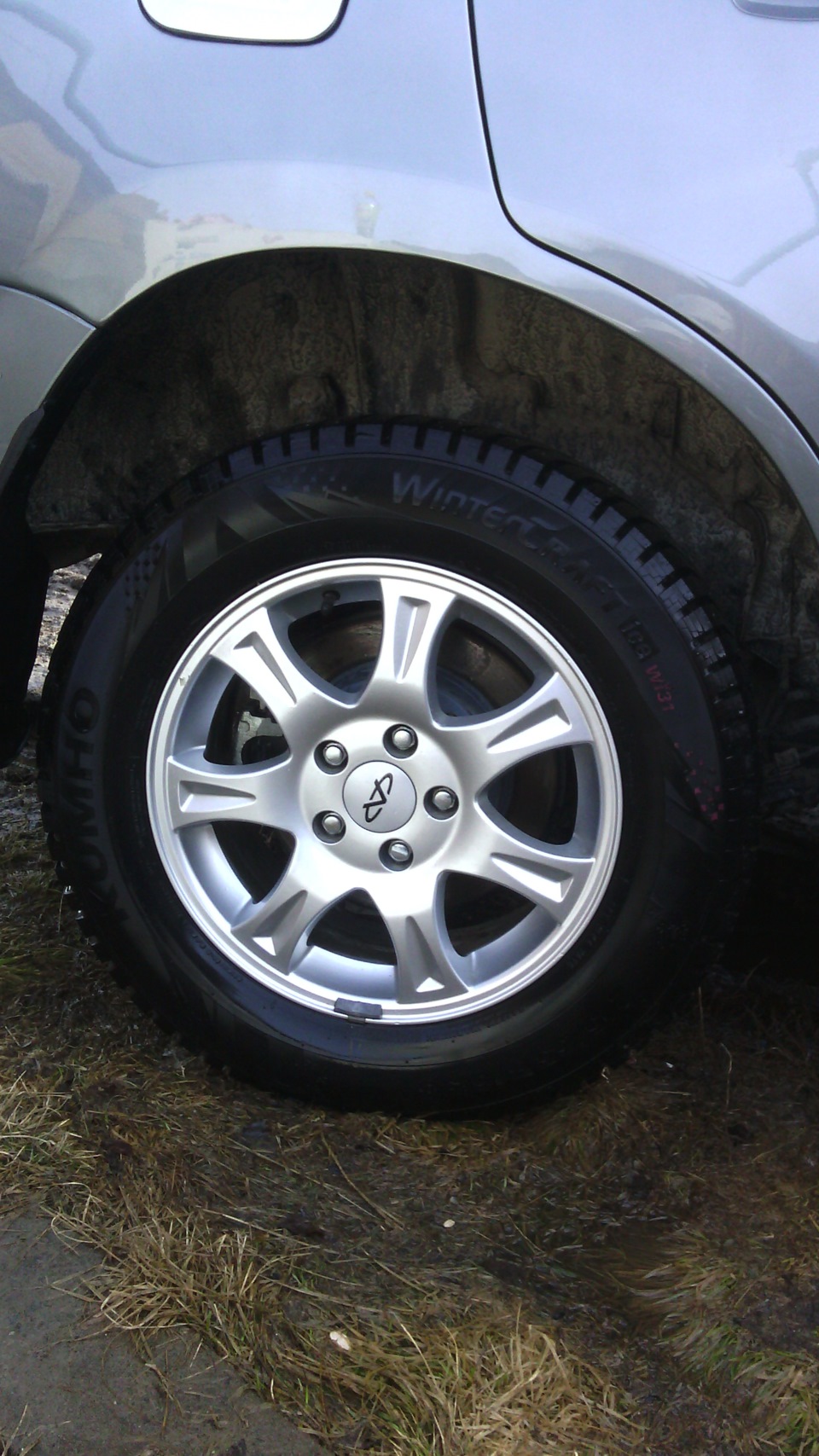 зимняя резина kumho — Chery Tiggo 1, 1,6 л, 2014 года | шины | DRIVE2