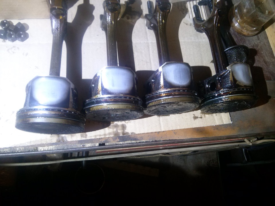 Как отмыть поршня от нагара? Химия или кипячение? — DRIVE2