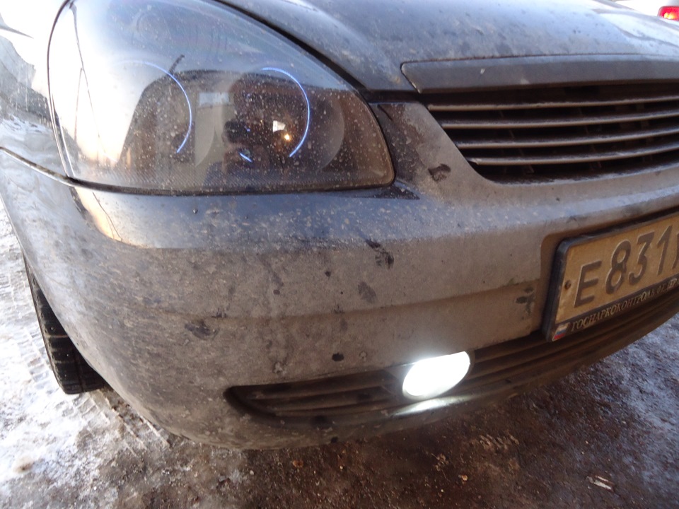 Подарок на 8 Марта! Ксенон в ПТФ) — Lada Приора седан, 1,6 л, 2010 года ...