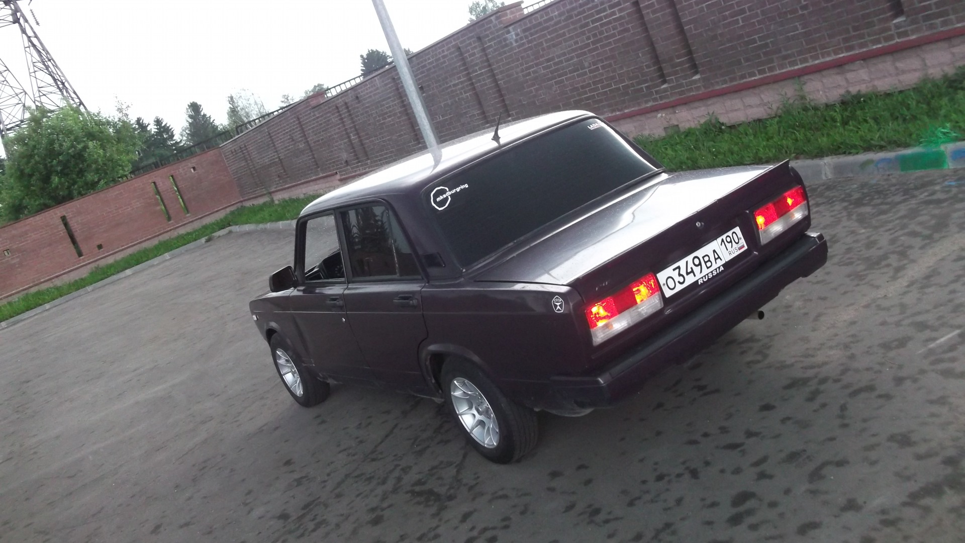 Lada 21074 1.6 бензиновый 2001 | баклажановый кирпич на DRIVE2