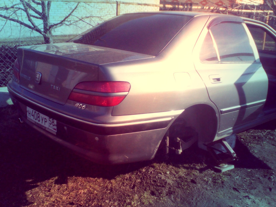 Задняя подвеска. — Peugeot 406, 1,8 л, 2002 года | своими руками | DRIVE2
