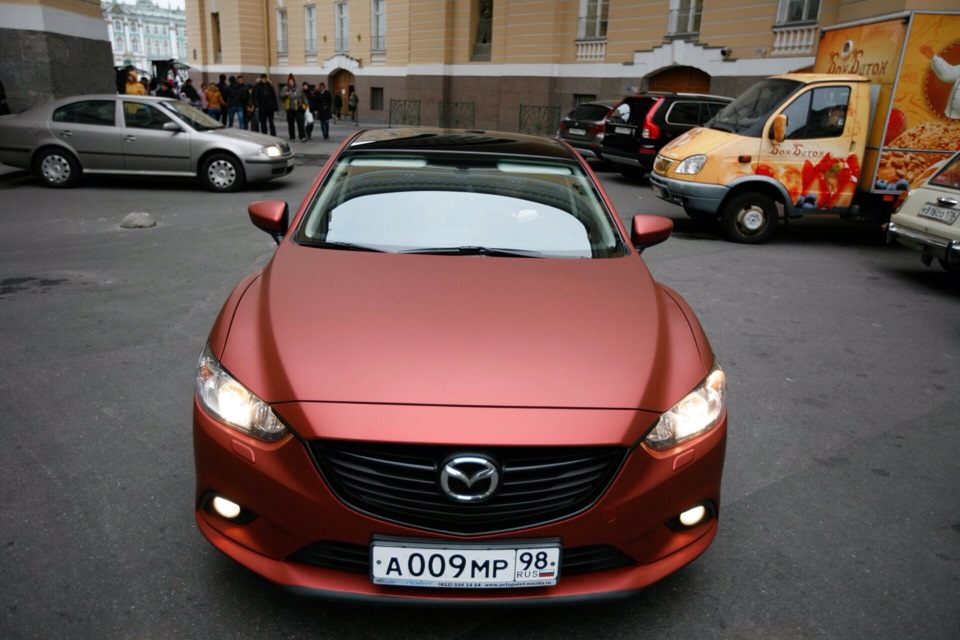 Mazda 6 матовый хром