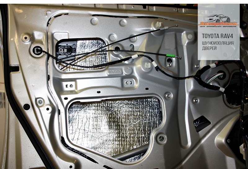 Шумоизоляция дверей Toyota Rav-4 в Пушкино — Центр Электропатаж на DRIVE2