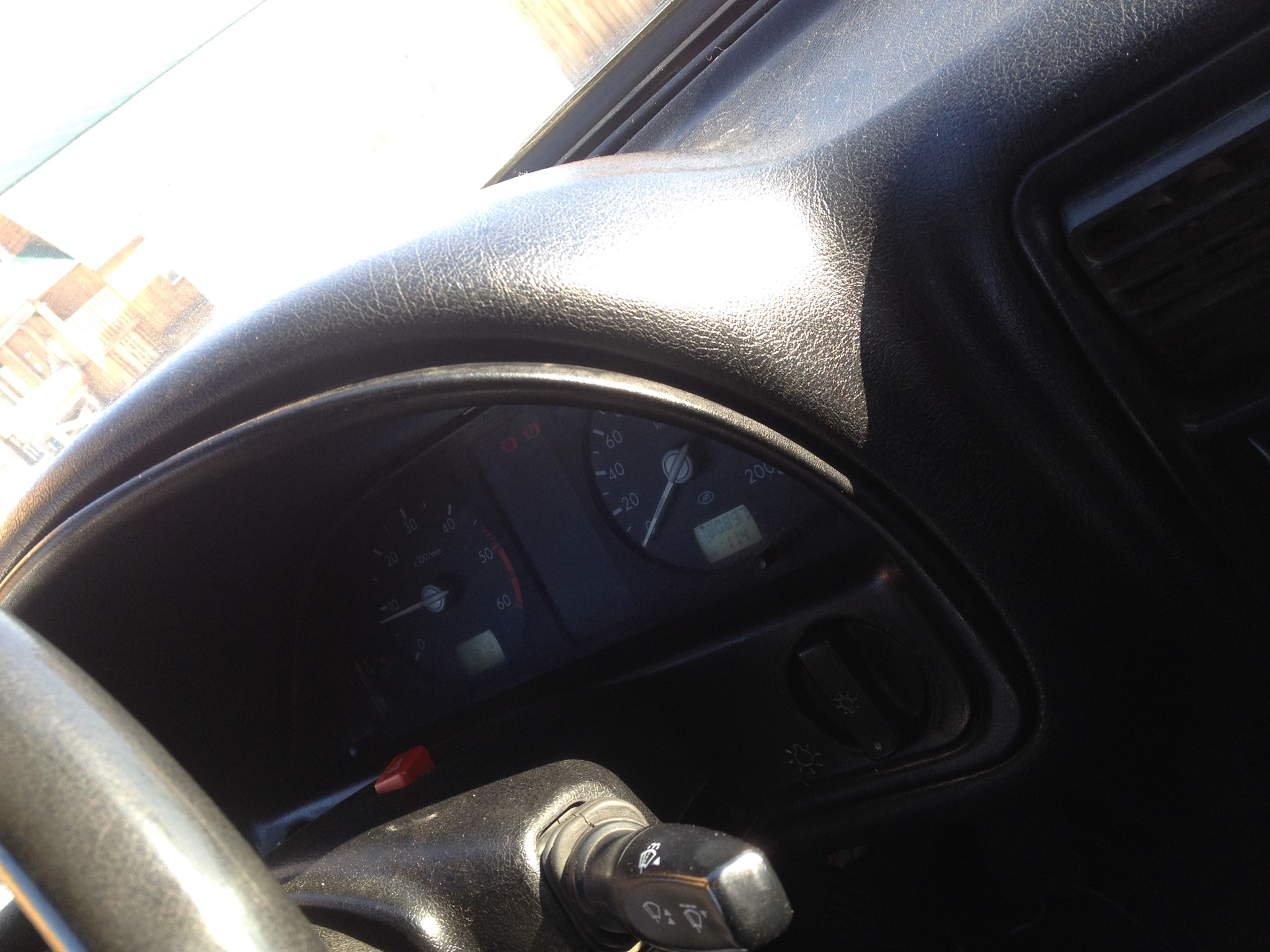 Дневные фото приборки Уаз Патриот на Волге — ГАЗ 31105, 2,3 л, 2004 ...