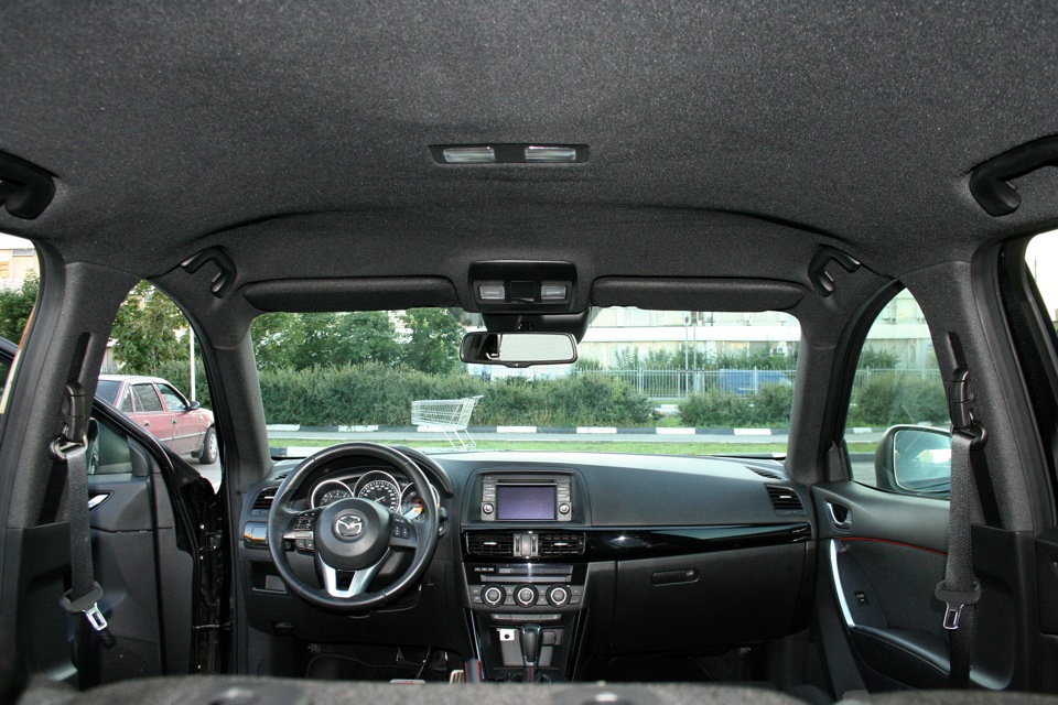 Как снять обшивку потолка на мазда сх5 Чёрный потолок - Mazda CX-5 (1G), 2,5 л, 2014 года стайлинг DRIVE2
