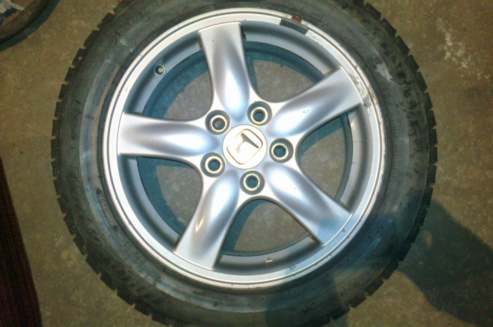 Красим диски и одеваем зиму) — Honda Accord (7G), 2 л, 2005 года ...