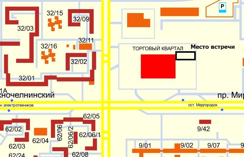 Схема медгородка в тольятти