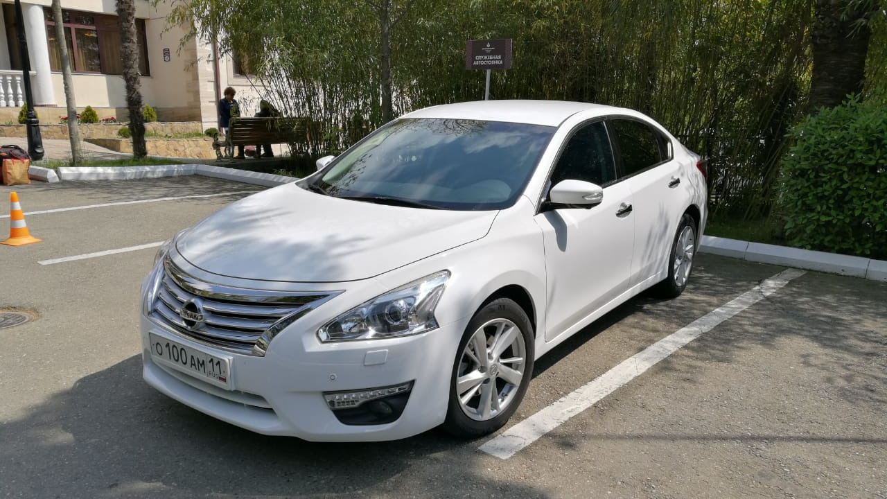 Nissan Teana (L33) 2.5 бензиновый 2014 | Белый Премиум на DRIVE2