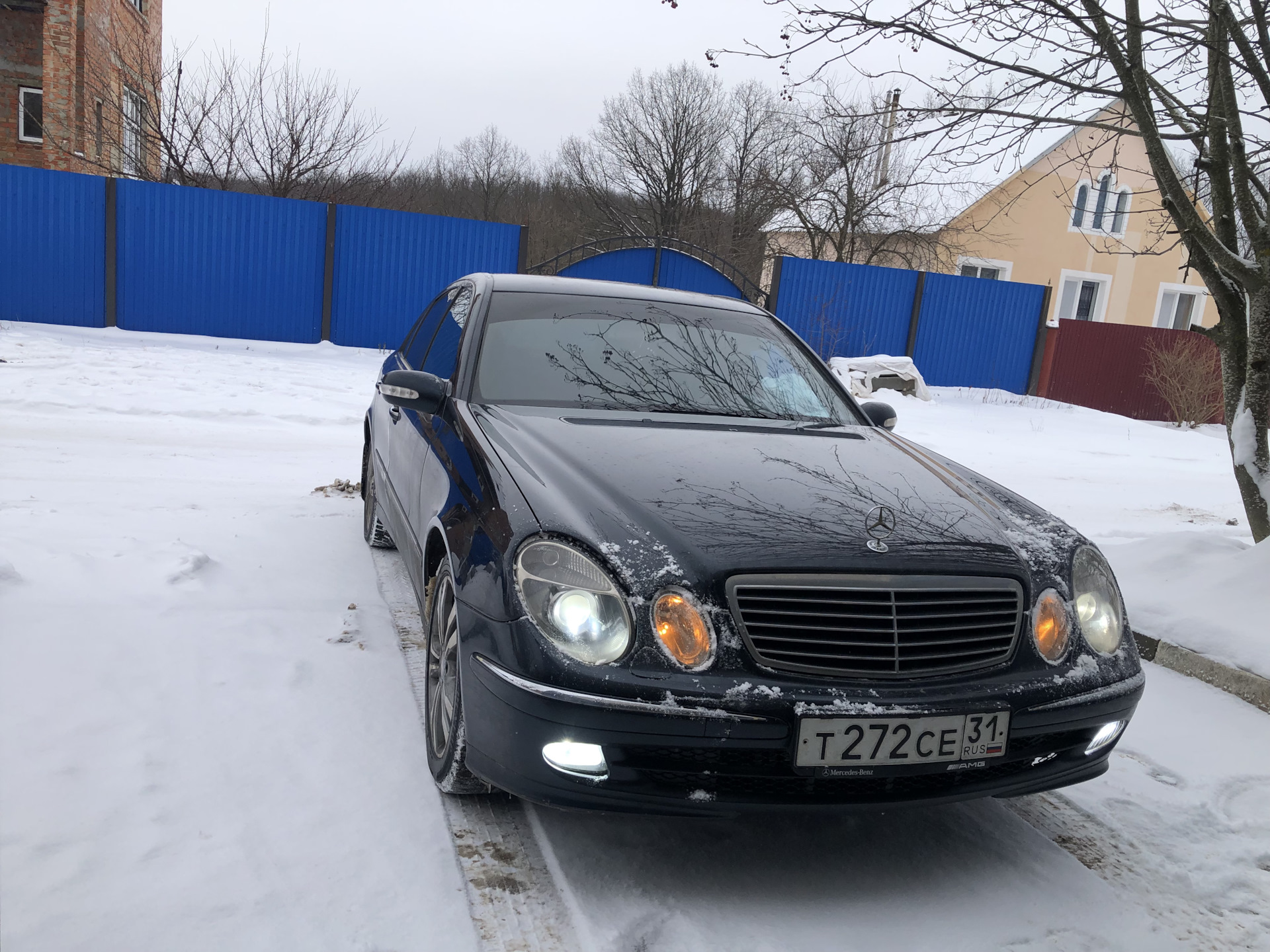 Новые стекла в ПТФ w211 — Mercedes-Benz E-class (W211), 2,6 л, 2002 ...