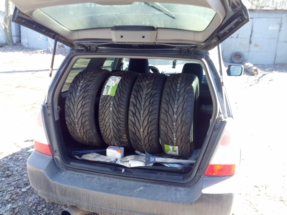 Выбор резины на лето — Subaru Forester (SG), 2,5 л, 2007 года | шины ...