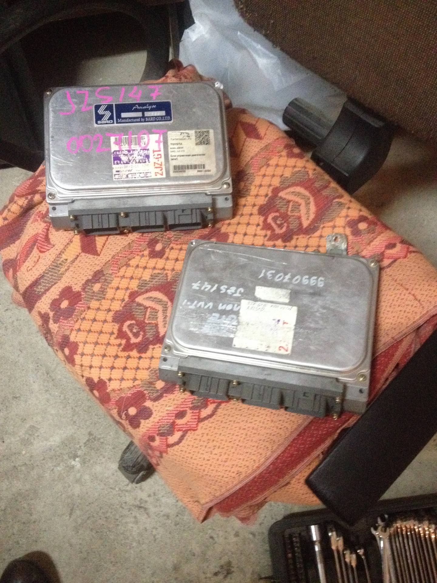 #10. ECU Sard + fuel pump SARD + Garrett 2871R — Toyota Aristo (I), 3 л ...