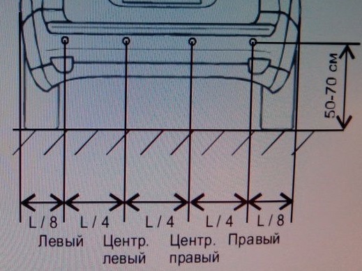 Купить системы помощи при парковке BW BW 8 Ultraschall Sensor Parking System - 5