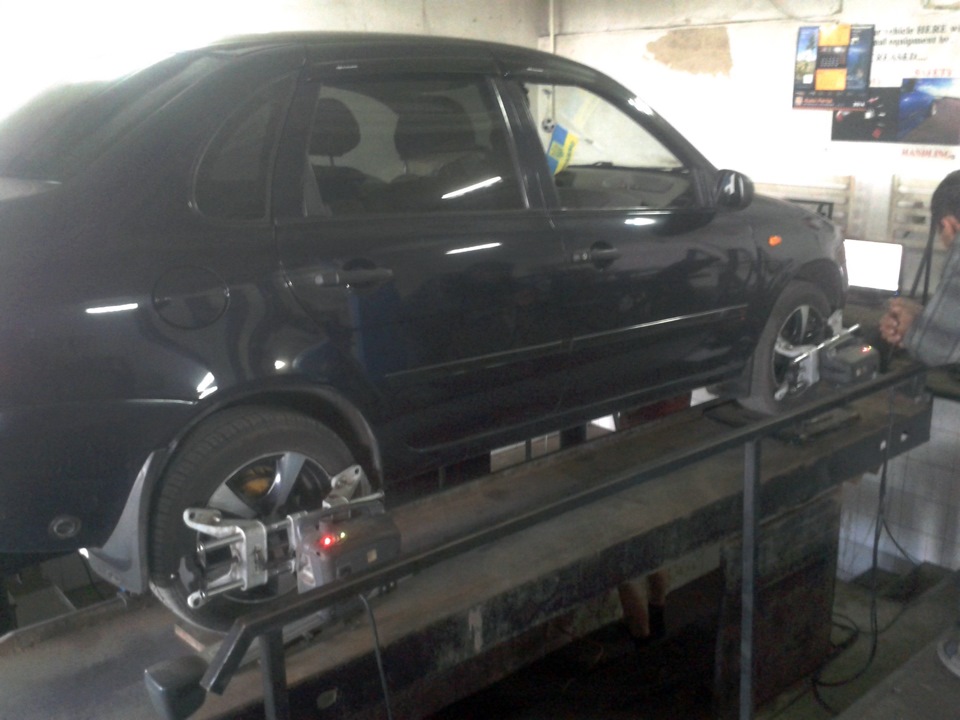 развал схождение — Lada Калина седан, 1,6 л, 2012 года | визит на ...