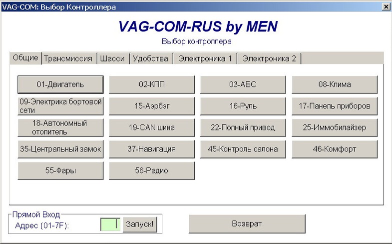 Выбор контроллера. Выбор контроллера