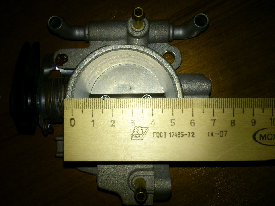 27. Дроссельная заслонка ДААЗ 52 мм — Lada 21074, 1,6 л, 2010 года ...