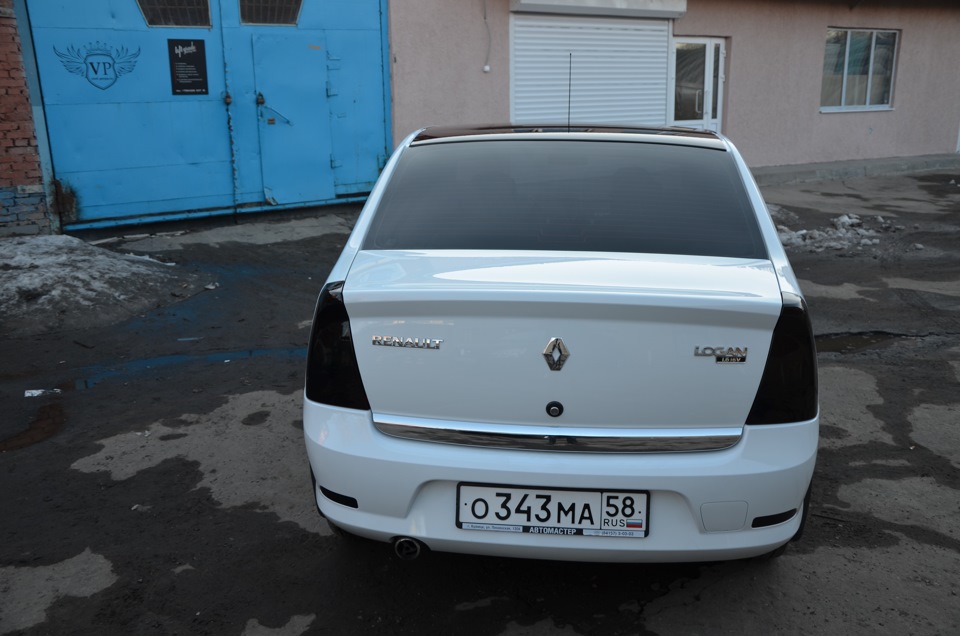тонировка! — Renault Logan (1G), 1,6 л, 2013 года | другое | DRIVE2