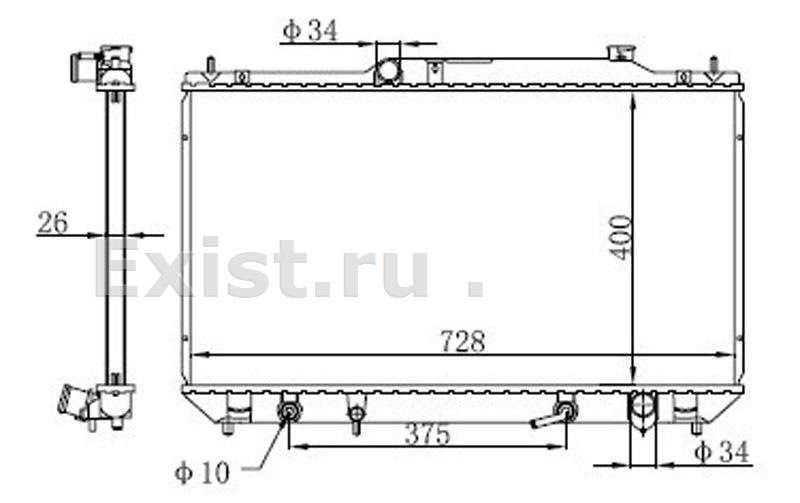 Радиатор тойота камри. Радиатора охлаждения Тойота Камри v30. Радиатор охлаждения двигателя Toyota Camry 2,4. Радиатор Toyota Camry 2.4 01-. Радиатор Тойота Камри 30.