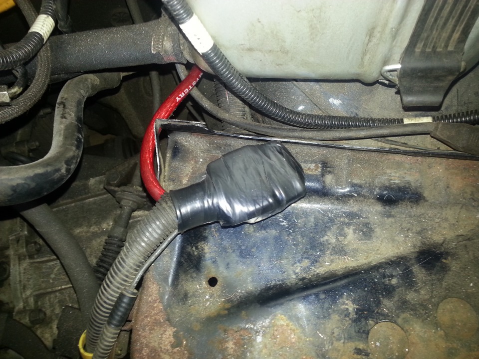 Перенос аккумулятора в багажник часть 1 — Lada 2113, 1,6 л, 2008 года ...