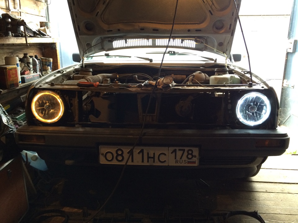 Замена ламп на светодиоды в ангельских глазках )) — Volkswagen Golf Mk2 ...