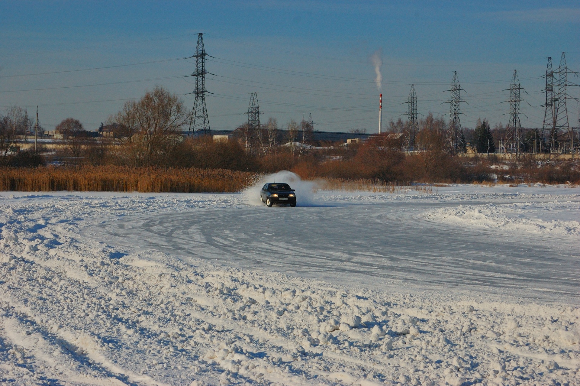 Катание на льду Москва- Реки — KIA Ceed (1G), 2 л, 2008 года | путешествие  | DRIVE2