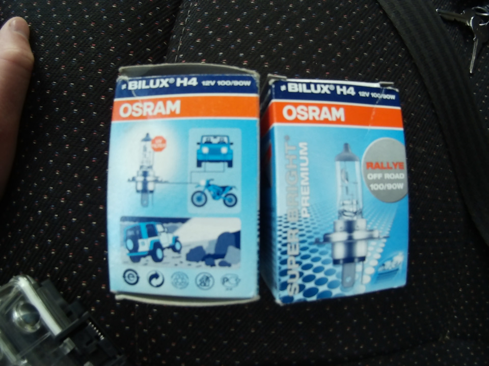 OSRAM BILUX H4 RALLYE OFF ROAD для нашей Нивы — Lada 4x4 3D, 1,6 л ...