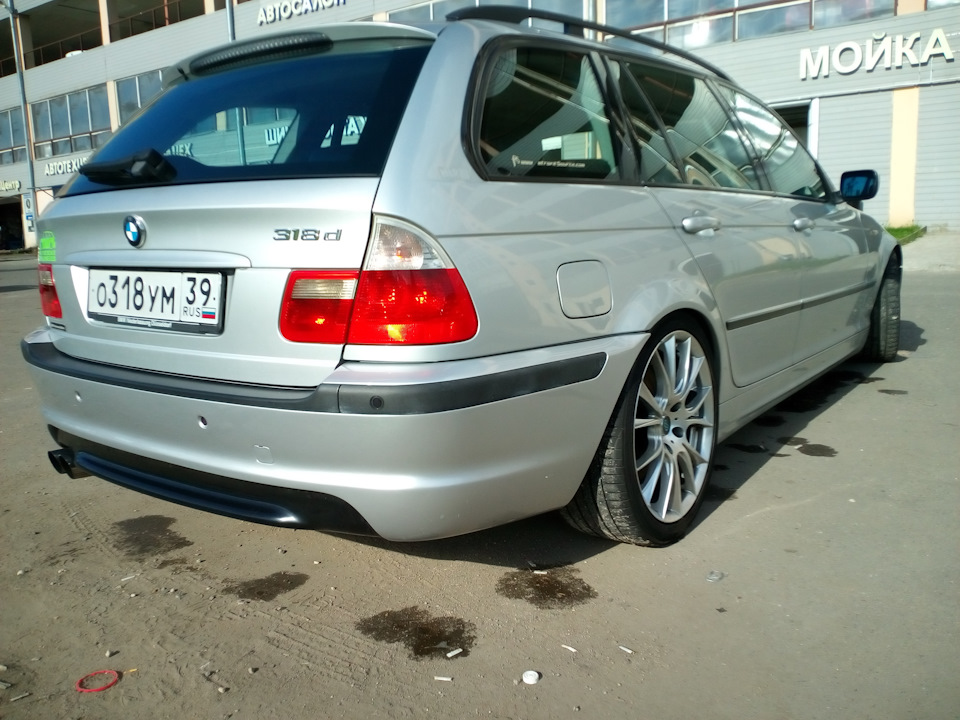 Как снять задний бампер е46 Установка новых фар AL + бонус - BMW 3 series Touring (E46), 2 л, 2005 года элек