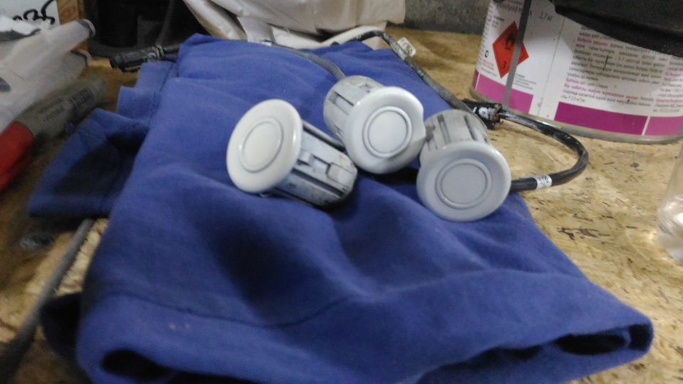 Покраска датчиков парктроника — Chery A13, 1,5 л, 2013 года | другое ...