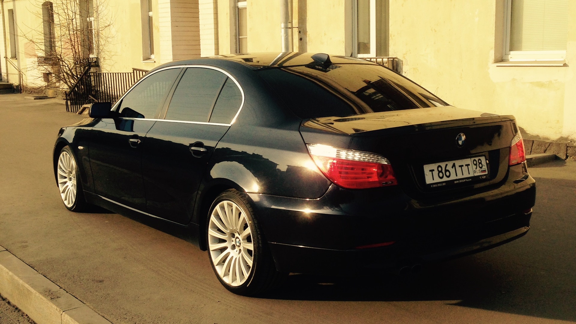 BMW 5 series (E60) 2.5 бензиновый 2008 | Monaco blue на DRIVE2