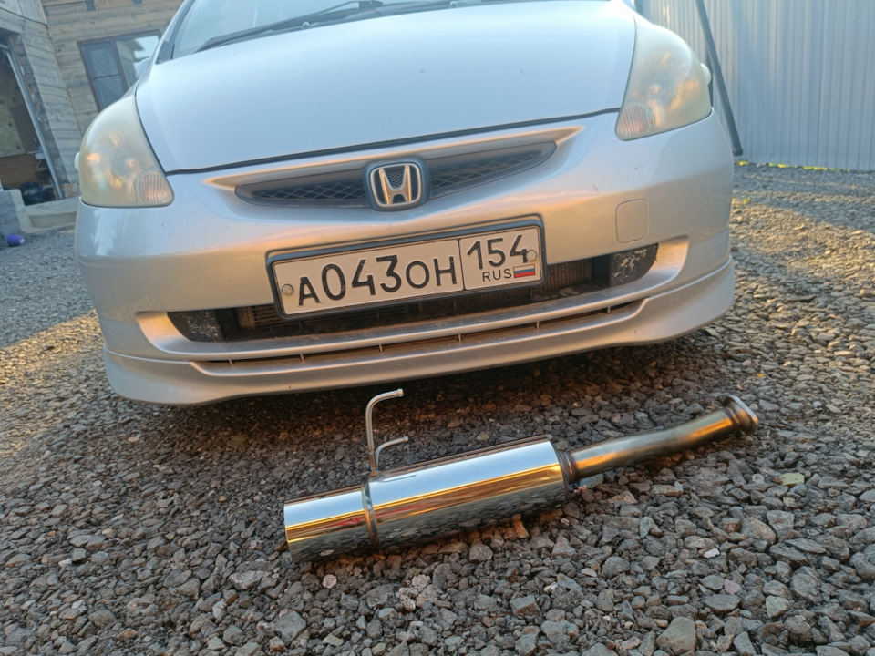 Прямоток (Банка, часть 2) — Honda Fit (1G), 1,5 л, 2002 года | тюнинг ...
