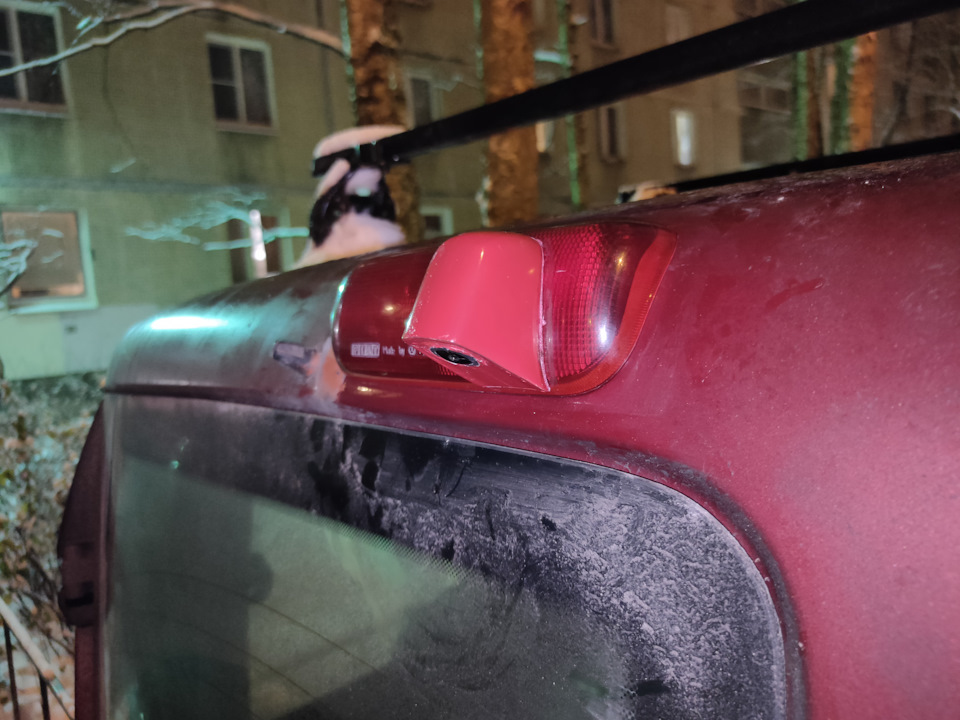 Камера на стоп сигнале Doblo — FIAT Doblo (2G)