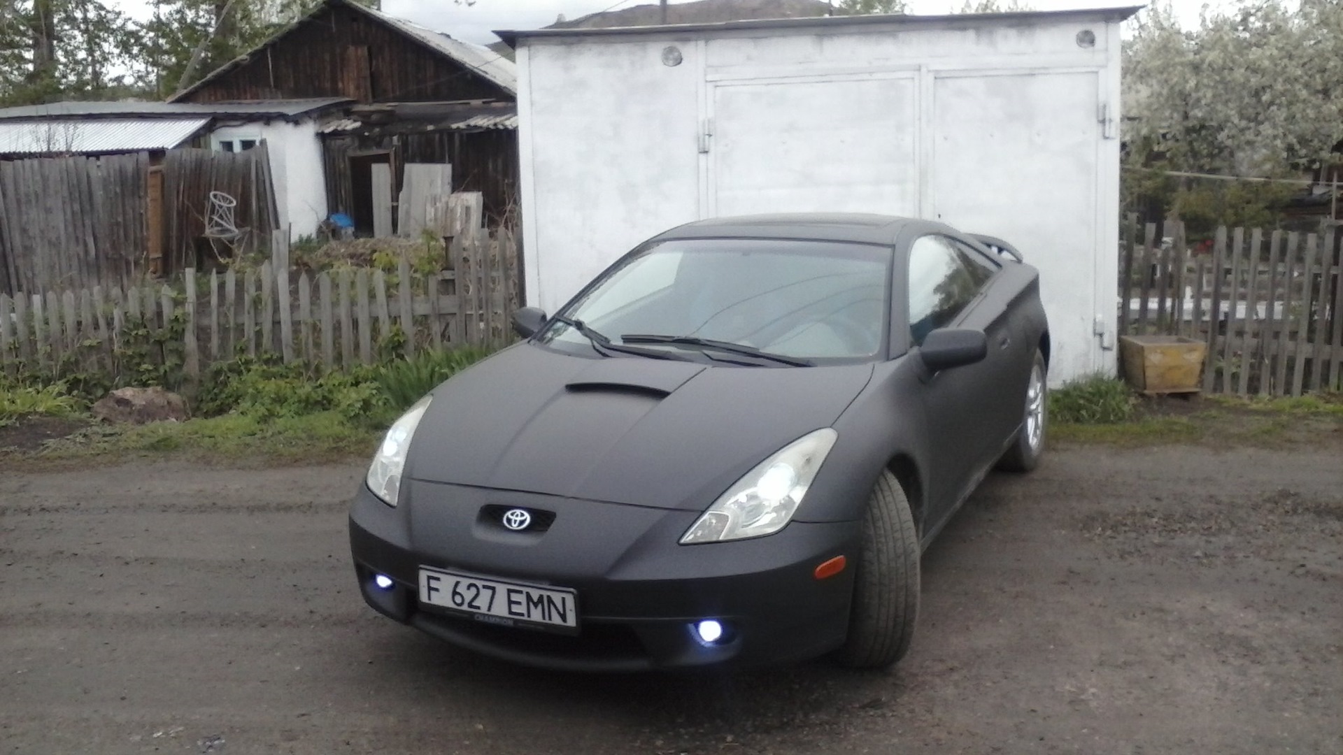 Toyota Celica черная матовая